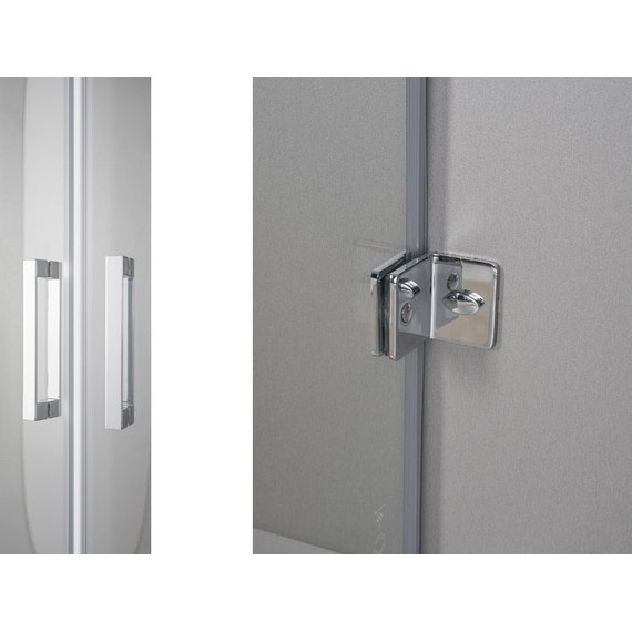 Душевое ограждение Aquanet Beta NWD2242 100 см, хром/прозрачное фото 5