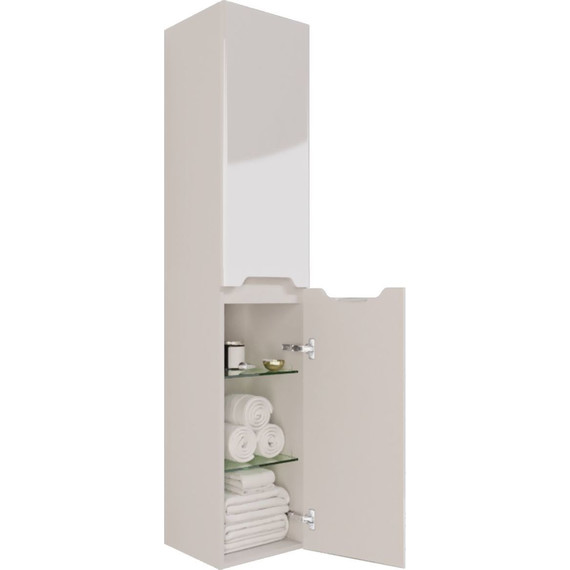 Пенал подвесной Dreja QL 35 см 99.0009, белый глянец - 9 Пенал подвесной Dreja QL 35 см 99.0009, белый глянец фото 9