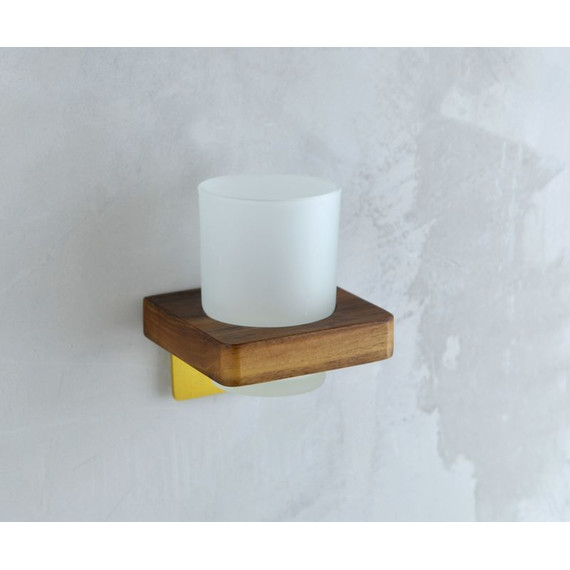 Стакан для зубных щеток Bronze de luxe Forest 10704G , цвет орех/золото матовое - 2 Стакан для зубных щеток Bronze de luxe Forest 10704G , цвет орех/золото матовое фото 2