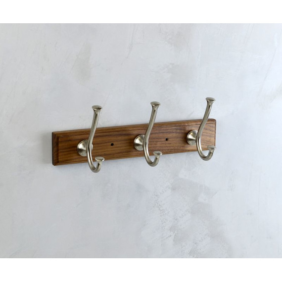 Набор крючков Bronze de Luxe Forest 10708C, цвет орех/хром матовый фото 2