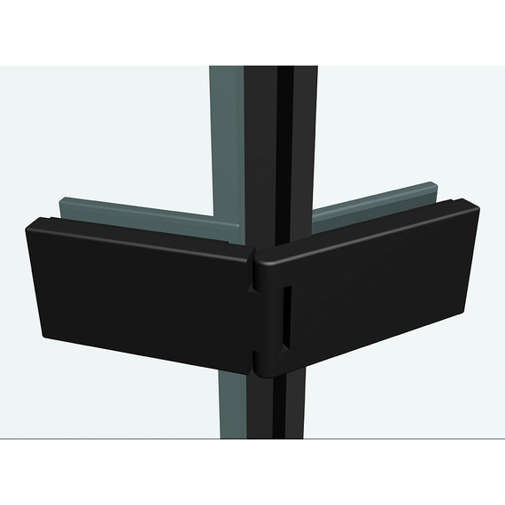 Душевое ограждение Abber Ewiges Wasser 90х90 см AG05090B, черный/прозрачное - 3 Душевое ограждение Abber Ewiges Wasser 90х90 см AG05090B, черный/прозрачное фото 3