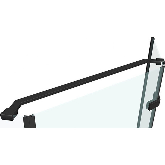 Душевое ограждение Abber Ewiges Wasser 100х100 см AG05100B, черный/прозрачное фото 5