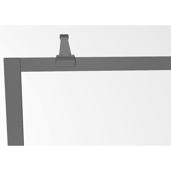 Душевая перегородка Abber Immer Offen 120 см AG60120B, черный/прозрачное - 8 Душевая перегородка Abber Immer Offen 120 см AG60120B, черный/прозрачное фото 8