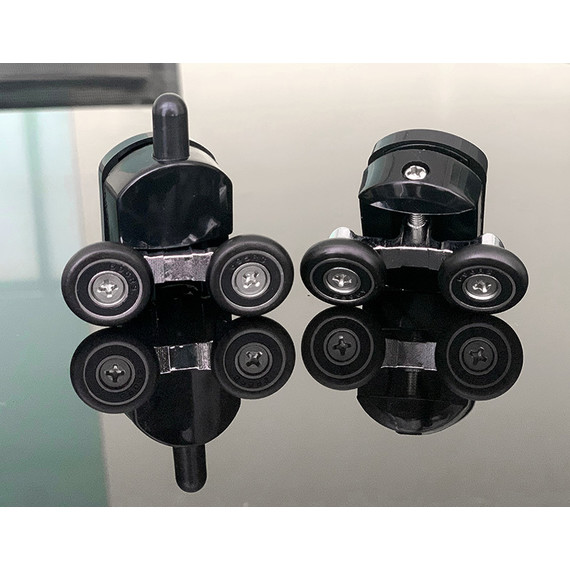 Душевое ограждение Abber Schwarzer Diamant 90х90 см AG01090B, черный/прозрачное - 3 Душевое ограждение Abber Schwarzer Diamant 90х90 см AG01090B, черный/прозрачное фото 3