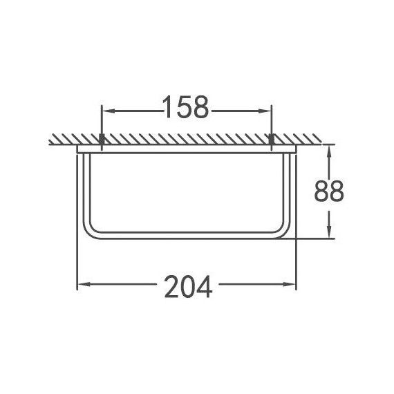 Держатель для полотенца Cezares Maxima 20 см CZR-F-8915A - 2 Держатель для полотенца Cezares Maxima 20 см CZR-F-8915A фото 2