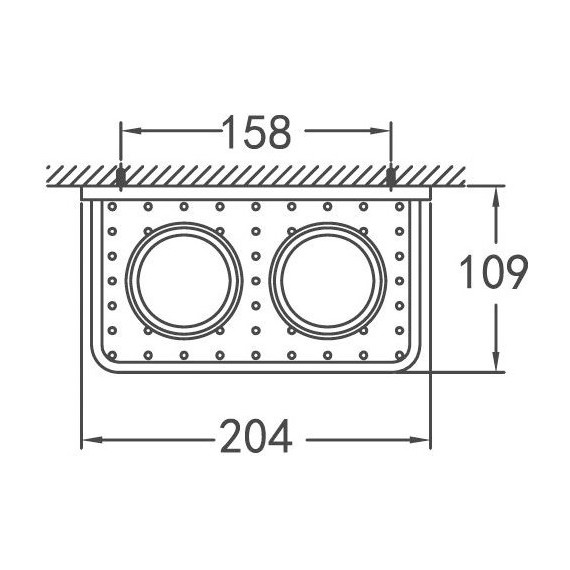 Стакан двойной для зубных щеток Cezares Maxima CZR-F-8920A фото 2