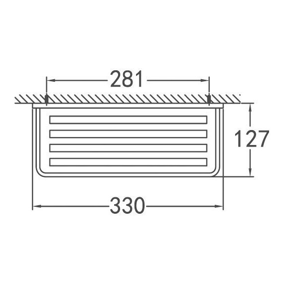 Полочка Cezares Maxima 33 см CZR-F-8917A - 2 Полочка Cezares Maxima 33 см CZR-F-8917A фото 2