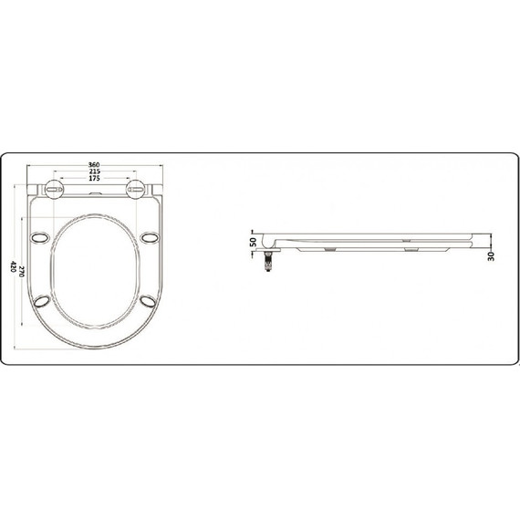 Унитаз подвесной CeramaLux Rimless 2197 с крышкой микролифт, Цвет производителя: белый - 3 Унитаз подвесной CeramaLux Rimless 2197 с крышкой микролифт, Цвет производителя: белый фото 3
