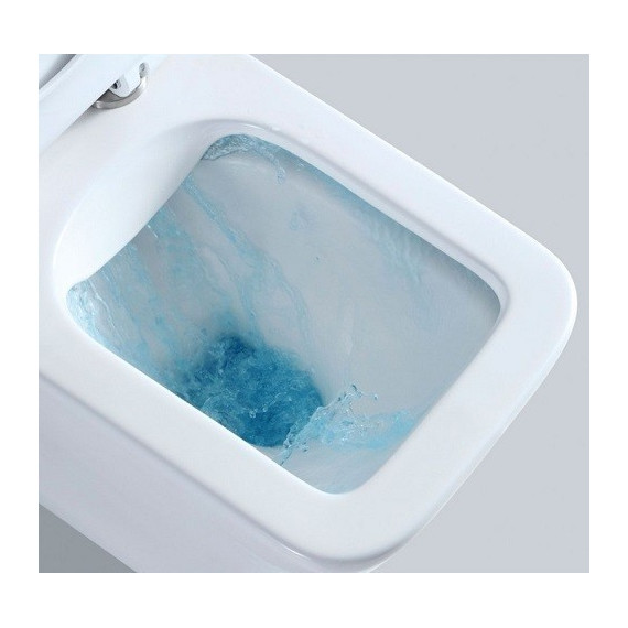 Унитаз-компакт CeramaLux Rimless NS-2170 с крышкой микролифт, Цвет производителя: белый - 12 Унитаз-компакт CeramaLux Rimless NS-2170 с крышкой микролифт, Цвет производителя: белый фото 12