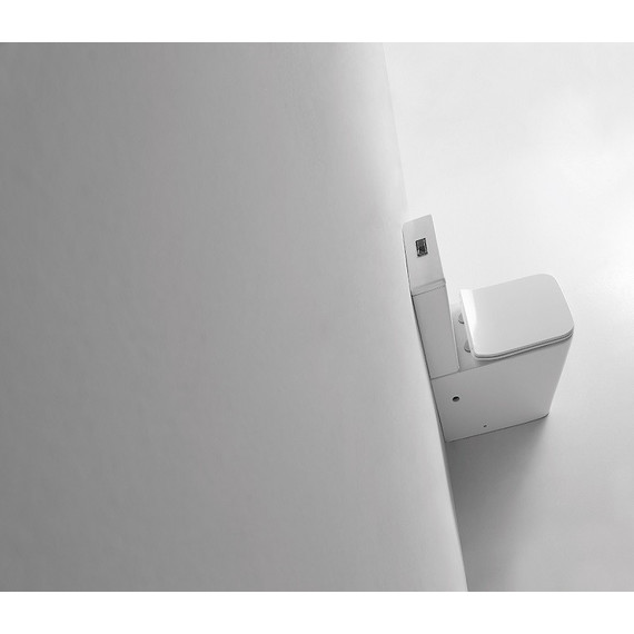 Унитаз-компакт CeramaLux Rimless NS-2170 с крышкой микролифт, Цвет производителя: белый - 7 Унитаз-компакт CeramaLux Rimless NS-2170 с крышкой микролифт, Цвет производителя: белый фото 7