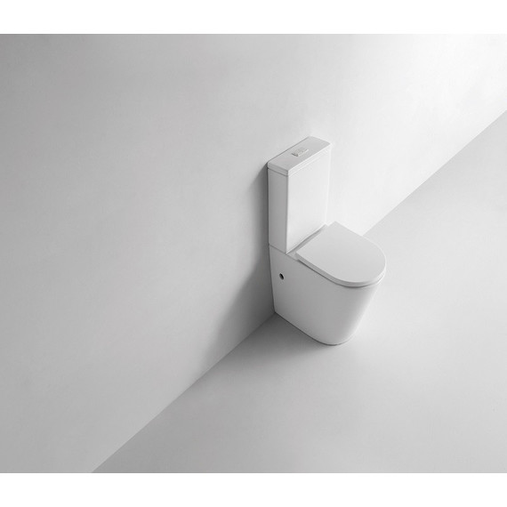 Унитаз-компакт CeramaLux Rimless NS-2178 с крышкой микролифт (арматура Geberit) - 2 Унитаз-компакт CeramaLux Rimless NS-2178 с крышкой микролифт (арматура Geberit) фото 2