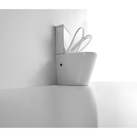 Унитаз-компакт CeramaLux Rimless NS-2178 с крышкой микролифт (арматура Geberit) - 9 Унитаз-компакт CeramaLux Rimless NS-2178 с крышкой микролифт (арматура Geberit) фото 9