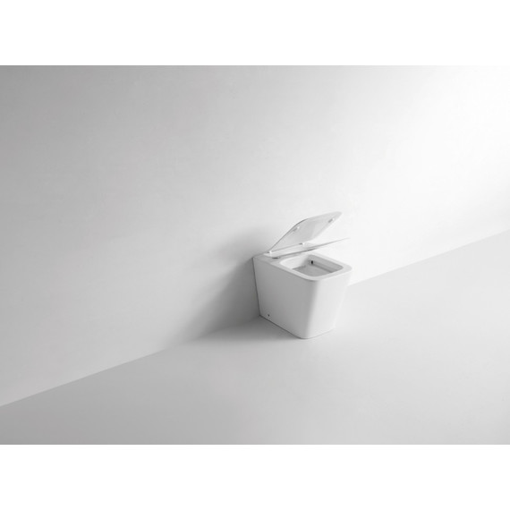 Унитаз приставной CeramaLux Rimless NS-3170 с крышкой микролифт - 2 Унитаз приставной CeramaLux Rimless NS-3170 с крышкой микролифт фото 2