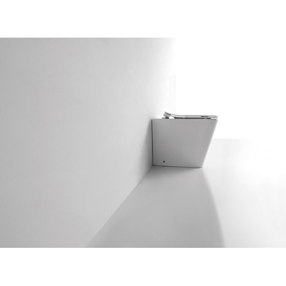 Унитаз приставной CeramaLux Rimless NS-3170 с крышкой микролифт - 4 Унитаз приставной CeramaLux Rimless NS-3170 с крышкой микролифт фото 4