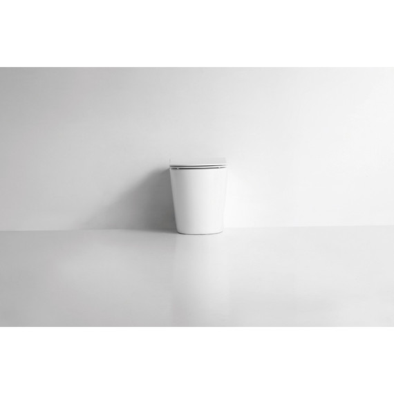 Унитаз приставной CeramaLux Rimless NS-3178 с крышкой микролифт - 4 Унитаз приставной CeramaLux Rimless NS-3178 с крышкой микролифт фото 4