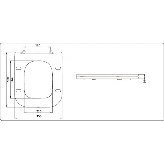 Унитаз подвесной CeramaLux Rimless NS5170-18 с крышкой микролифт, черный глянцевый, Цвет производителя: чёрный глянцевый фото 6
