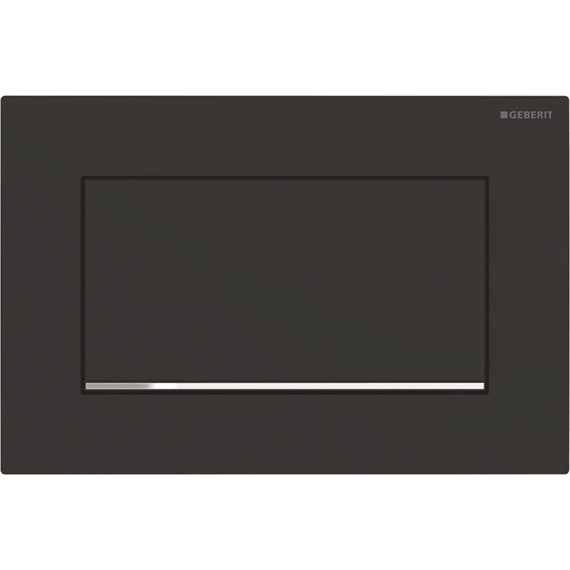 Кнопка смыва Geberit Sigma 30 115.893.14.1, черный матовый/хром фото 