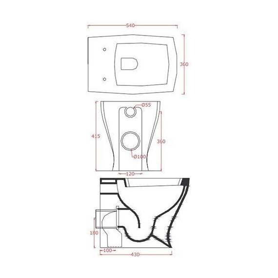 Унитаз приставной ArtCeram Jazz JZV002 05 00 bi matt фото 4