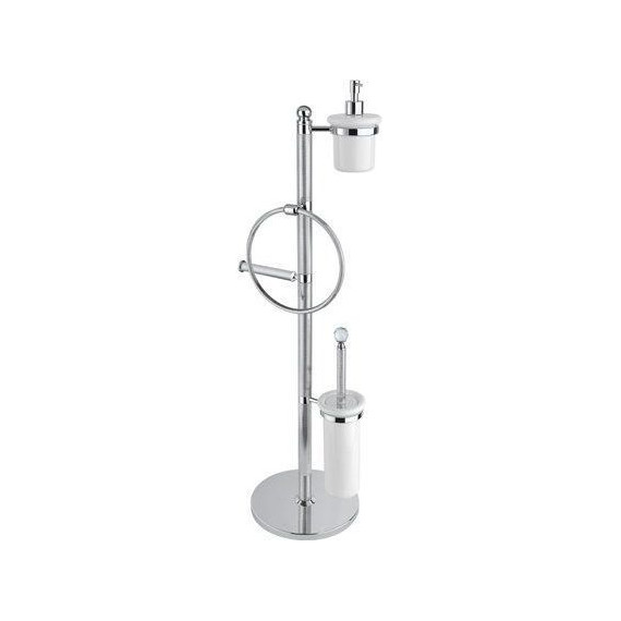 Стойка с держателем и ёршиком Cezares Olimp OLIMP-WBD-01-Sw фото 