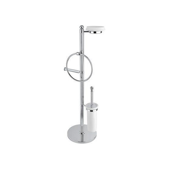 Стойка с держателем и ёршиком Cezares Olimp OLIMP-WBS-01-M фото 