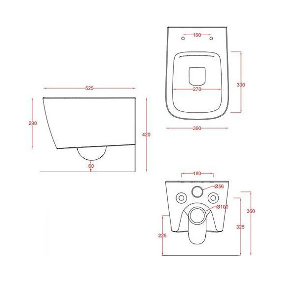 Унитаз подвесной безободковый ArtCeram A16 ASV003 05 00, белый матовый фото 5