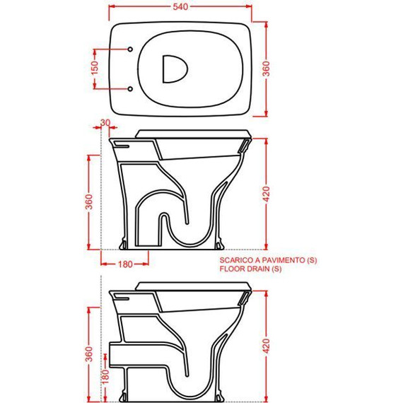 Унитаз приставной ArtCeram Civitas CIV003 01 00 фото 4
