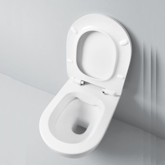 Унитаз подвесной безободковый ArtCeram File 2.0 FLV004 01 30, белый, Цвет производителя: белый фото 4