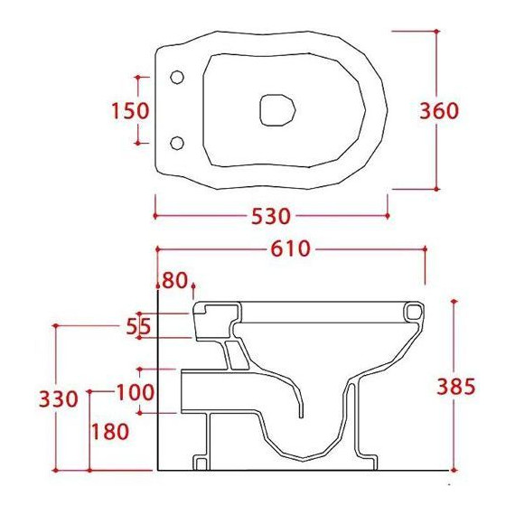 Унитаз приставной ArtCeram Hermitage HEV002 01 00 фото 5