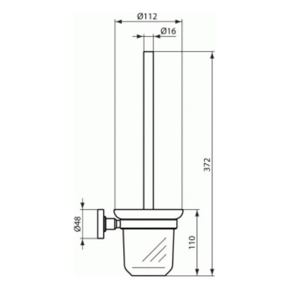 Ёршик для унитаза Ideal Standard Silk Black IOM A9119XG, черный матовый - 3 Ёршик для унитаза Ideal Standard Silk Black IOM A9119XG, черный матовый фото 3