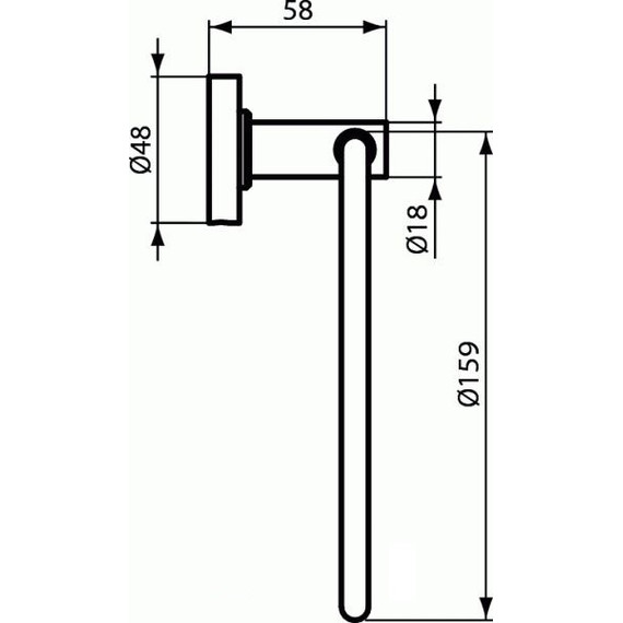 Кольцо для полотенец Ideal Standard Silk Black IOM A9130XG, черный матовый - 2 Кольцо для полотенец Ideal Standard Silk Black IOM A9130XG, черный матовый фото 2
