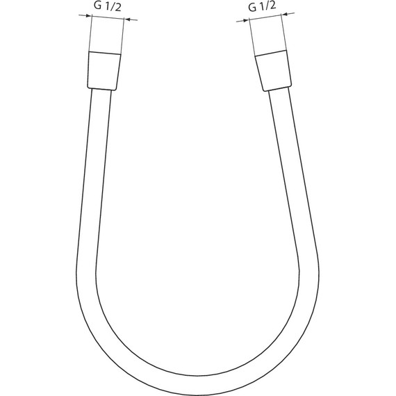 Душевой шланг Ideal Standard Silk Black Idealrain 1250 мм A3306XG, черный матовый фото 3