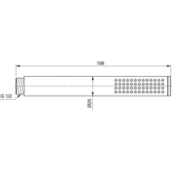 Ручной душ Ideal Standard Silk Black Idealrain BC774XG, черный матовый - 4 Ручной душ Ideal Standard Silk Black Idealrain BC774XG, черный матовый фото 4