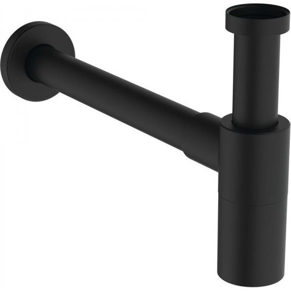 Сифон для умывальника Ideal Standard Silk Black T4441XG, черный матовый фото 