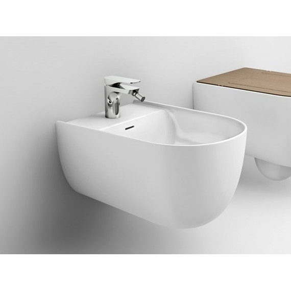 Биде подвесное ArtCeram The One THB001 05 00 bi matt *1, белый матовый - 5 Биде подвесное ArtCeram The One THB001 05 00 bi matt *1, белый матовый фото 5