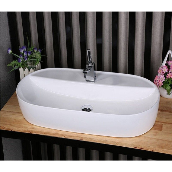 Раковина-чаша CeramaLux N 81 см D1347 фото 4