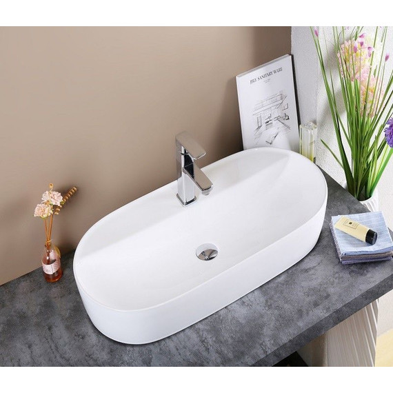 Раковина-чаша CeramaLux N 81 см D1347 фото 8