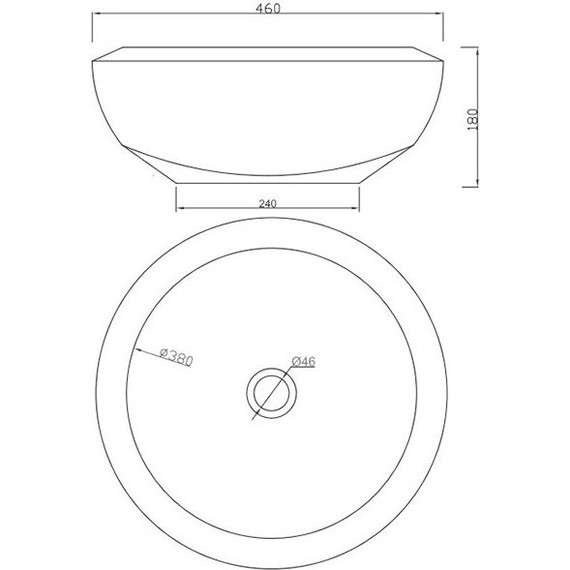 Раковина-чаша Artceram Blend 46 см BLL001 01 00 bi*0 фото 5
