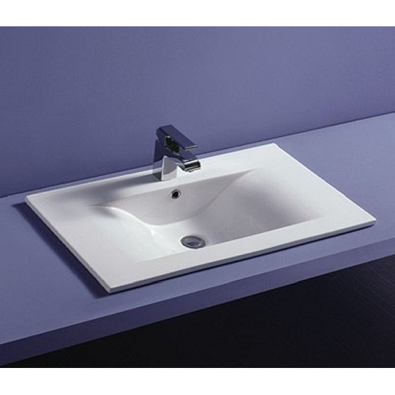 Раковина врезная на столешницу CeramaLux N 76 см JY-807-75 фото 2