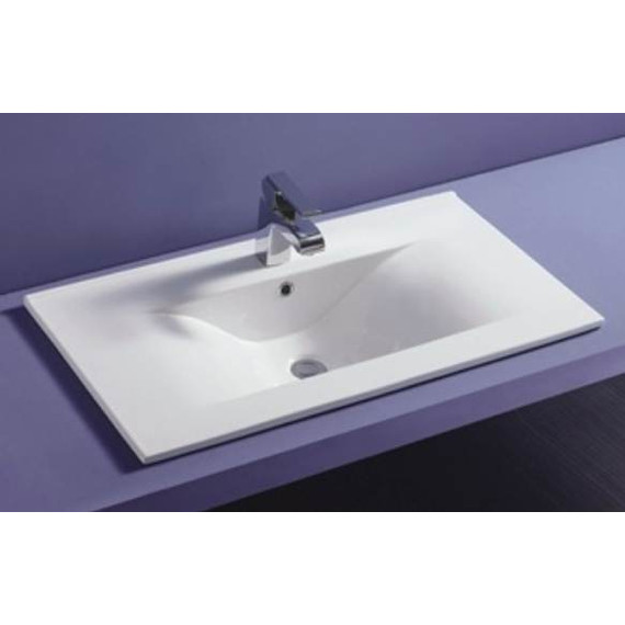 Раковина врезная на столешницу CeramaLux N 81 см JY-807-80 фото 2