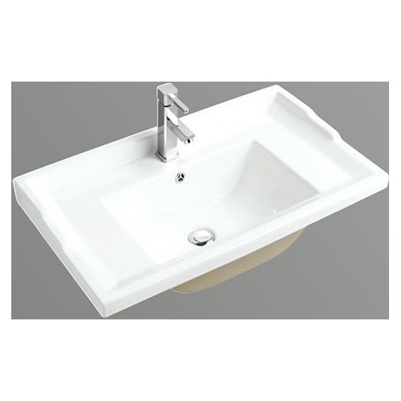 Раковина врезная на столешницу CeramaLux N 80 см NYJ840-80 фото 