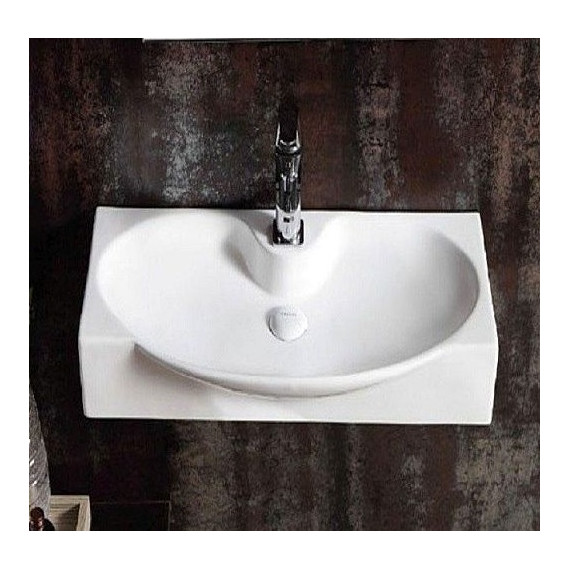 Раковина подвесная CeramaLux N 69 см STR4282A - 2 Раковина подвесная CeramaLux N 69 см STR4282A фото 2