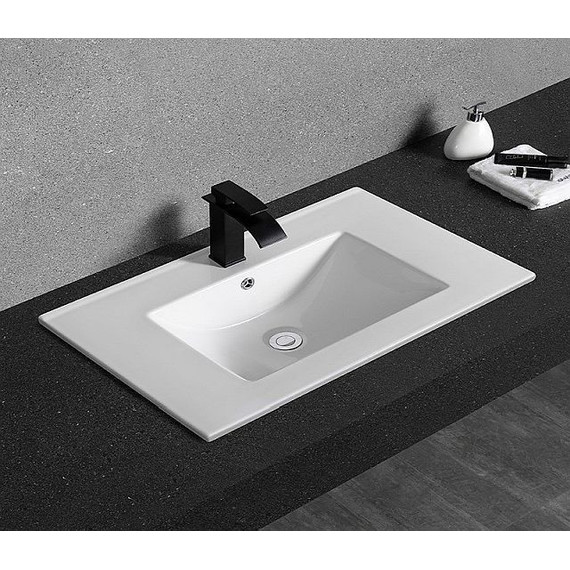 Раковина врезная на столешницу CeramaLux N 71 см YJ-803-70 - 3 Раковина врезная на столешницу CeramaLux N 71 см YJ-803-70 фото 3