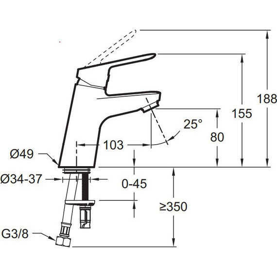 Набор смесителей 3 в 1 для ванны с коротким изливом Jacob Delafon Lucien E20850RU-CP - 6 Набор смесителей 3 в 1 для ванны с коротким изливом Jacob Delafon Lucien E20850RU-CP фото 6