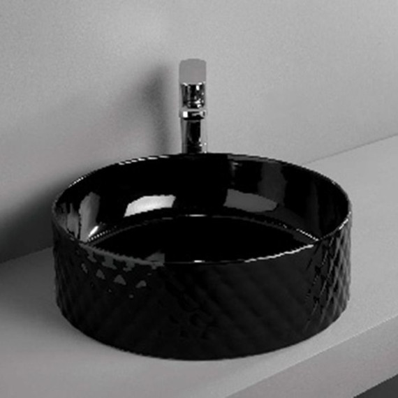 Раковина-чаша Artceram Rombo 44 см OSL009 03 00 nero, чёрный - 2 Раковина-чаша Artceram Rombo 44 см OSL009 03 00 nero, чёрный фото 2