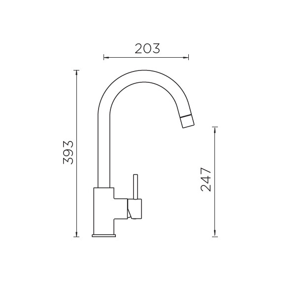 Смеситель для кухни Schock Plutos-D 710435,  оникс фото 2