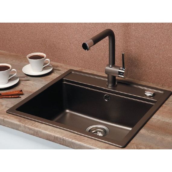 Смеситель для кухни Schock PIEGA 710131, хром/бронза - 2 Смеситель для кухни Schock PIEGA 710131, хром/бронза фото 2