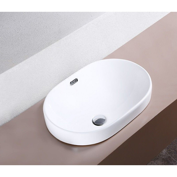 Раковина врезная на столешницу CeramaLux N 61 см 5006C - 3 Раковина врезная на столешницу CeramaLux N 61 см 5006C фото 3