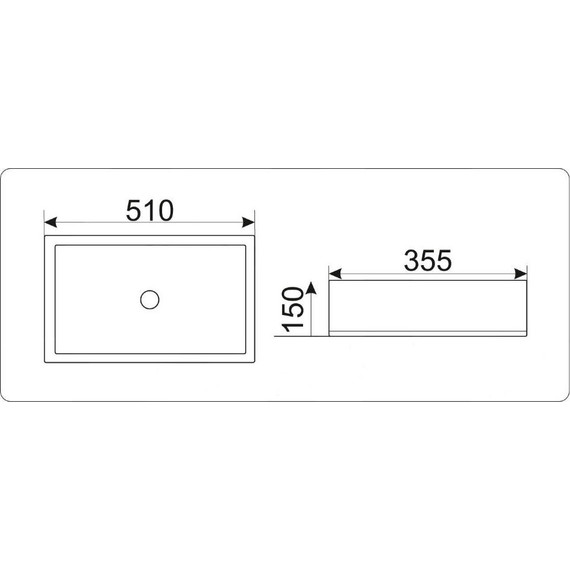 Раковина-чаша CeramaLux N 51 см 9129 фото 7