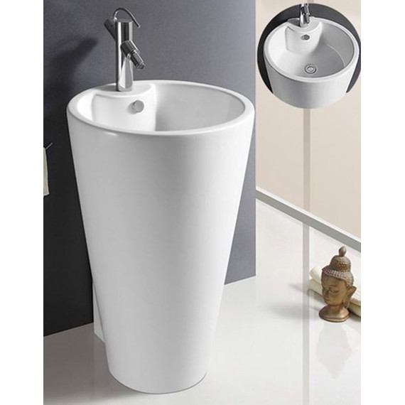 Раковина напольная CeramaLux N 52 см B134B фото 3