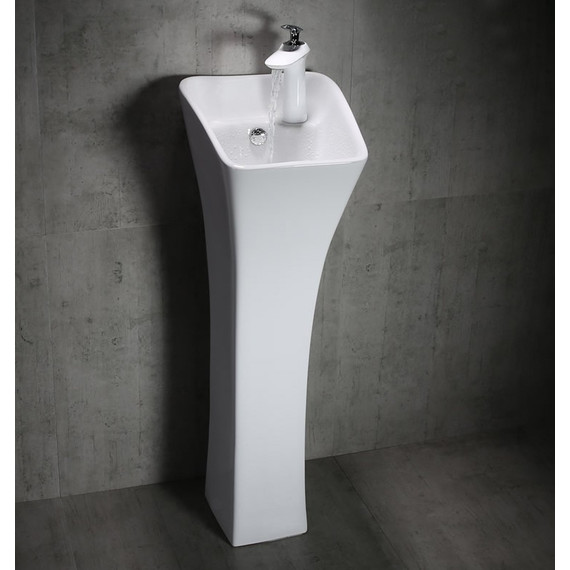 Раковина напольная CeramaLux N 28 см M9012 - 3 Раковина напольная CeramaLux N 28 см M9012 фото 3